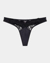Amara Thong in BLACK. Flat lay front view