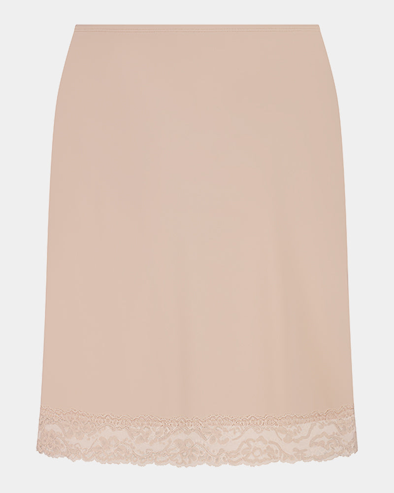 Understatement Slip in LATTE. Flat lay front view