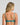 Model wears My Fit Lace 200% Boost Push Up Bra in MEDITERRANEA. On body back view