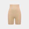 Medium Control High Waisted Shaper Short in CARAMEL. Flat lay front view
