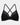 Chloe Underwire Bra in BLACK. Flat lay back view