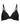 Tara Contour Bra in BLACK. Flat lay front view