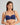 Model wears Sofia Contour Bra in Medieval Blue. On body front view