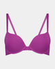 Bendon Essentials Push Up Bra in RADIANT ORCHID. Flat lay front view