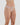 Model wears All Lacey Thong in LATTE. On body side view
