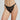 Model wears Fleur Midi in BLACK. On body front view