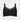 Bendon Nurture Maternity Bra in BLACK. Flat lay front view