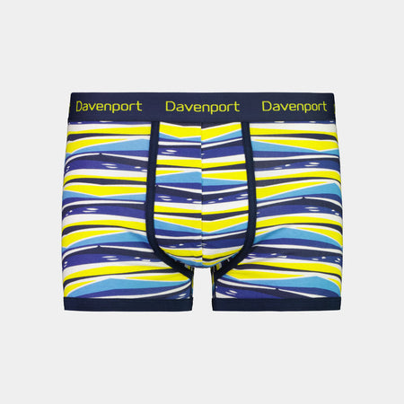Bodyfit Mens Trunk in BONDI SAND PRINT. Flat lay front view