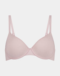 Flawless Form Contour Bra in ICY PINK. Flat lay front view