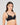 Model wears Bendon Body Lace Contour Bra in BLACK. On body side view