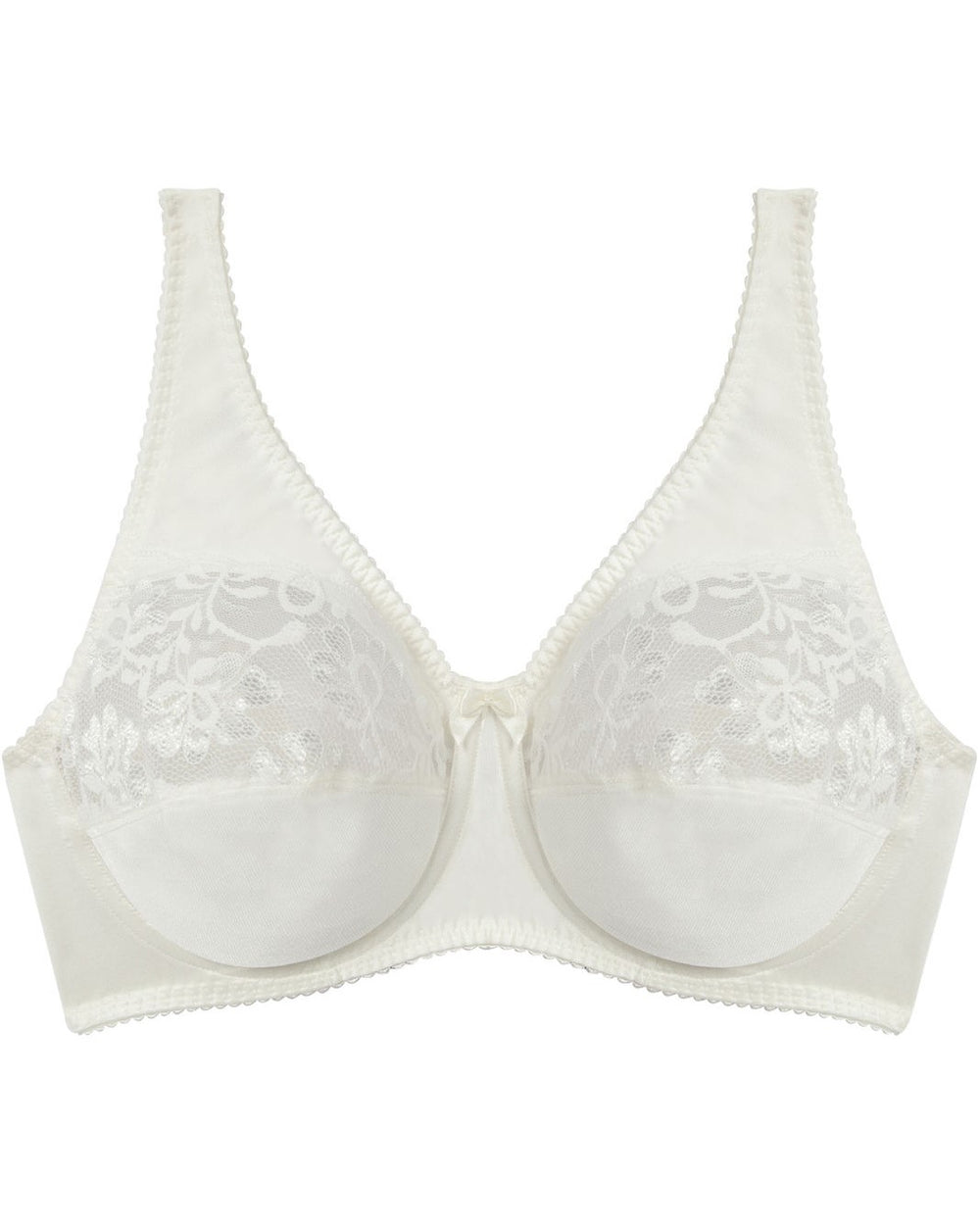 Classic Underwire Underwire Bra in IVORY. Flat lay front view