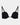 Infinity Multiway Convertible Bra in BLACK. Flat lay front view