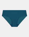 No Show Bikini in MOROCCAN BLUE. Flat lay front view