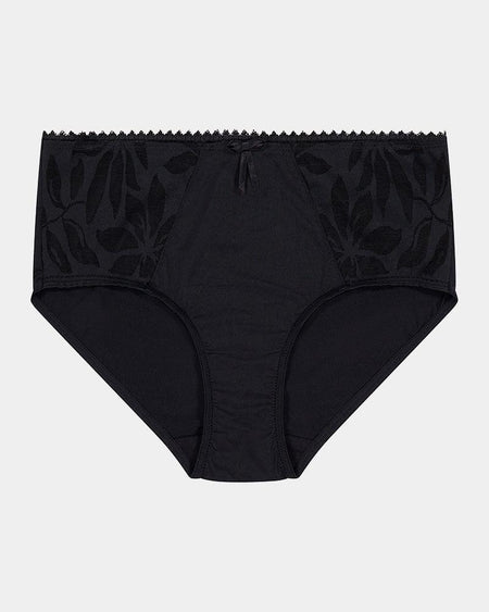 Milla Midi in BLACK. Flat lay front view