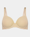 Body Basics Contour Bra in AMERICAN NUDE. Flat lay front view