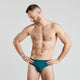 High Tech Cotton Mens Brief in DEEP TEAL. Feature shot