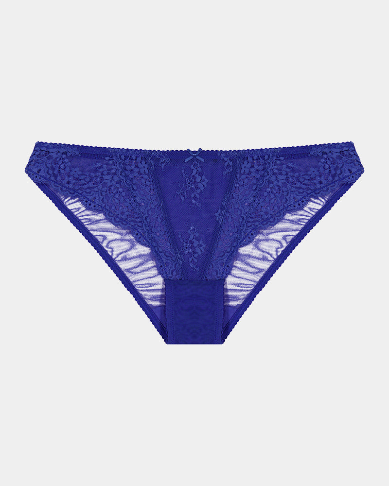 Sofia Bikini in DAZZLING BLUE. Flat lay front view