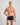 Model wears High Tech Cotton Mens Trunk in BLACK. On body front view