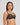 Model wears Lost Paradise Contour Bra in BLACK PRINT. On body side view