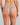 Model wears Au Naturel Thong in SLATE. On body back view