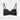 Sofia Underwire Bra in BLACK. Flat lay front view