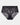 All Lacey Full Brief in BLACK. Flat lay front view