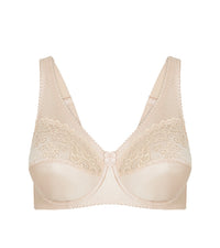Clarissa Underwire Underwire Bra in ROSE DUST. Flat lay front view