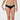 Model wears Clemence Midi in BLACK. On body front view