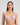 Model wears Midnight Express Underwire Bra in PALE LILAC. On body front view