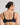 Model wears Classic Underwire Underwire Bra in BLACK. On body back view