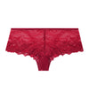 My Fit Lace Brazilian in JESTER RED. Flat lay front view