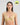 Model wears Sunlit Underwire Bra in LEMON MERINGUE. On body front view