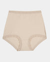 Bendon Cotton Full Brief in NATURELLE. Flat lay front view