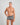 Model wears Rugby Stripe Mens Trunk in BLACK RUGBY STRIPE. On body front view