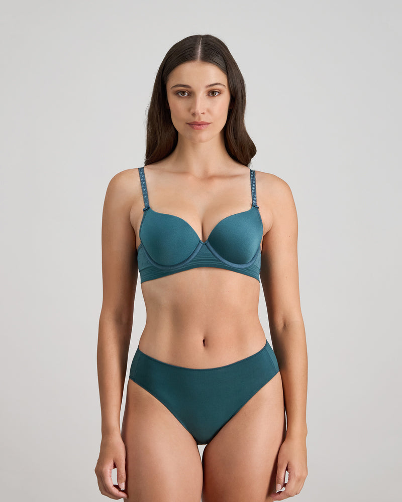 Bendon Body Contour Bra in MEDITERRANEA. Feature shot