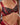 Tiara Underwire Bra in BIKING RED/BLACK. Feature shot