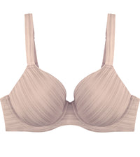 Rita Contour Bra in LATTE. Flat lay front view
