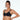 Model wears Active Underwire Bra in BLACK. On body side view