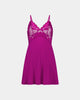 Siesta Chemise in FANTASY FUCHSIA. Flat lay front view