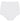 Plain Pants Full Brief in WHITE. Flat lay front view