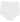 Plain Pants Full Brief in WHITE. Flat lay front view