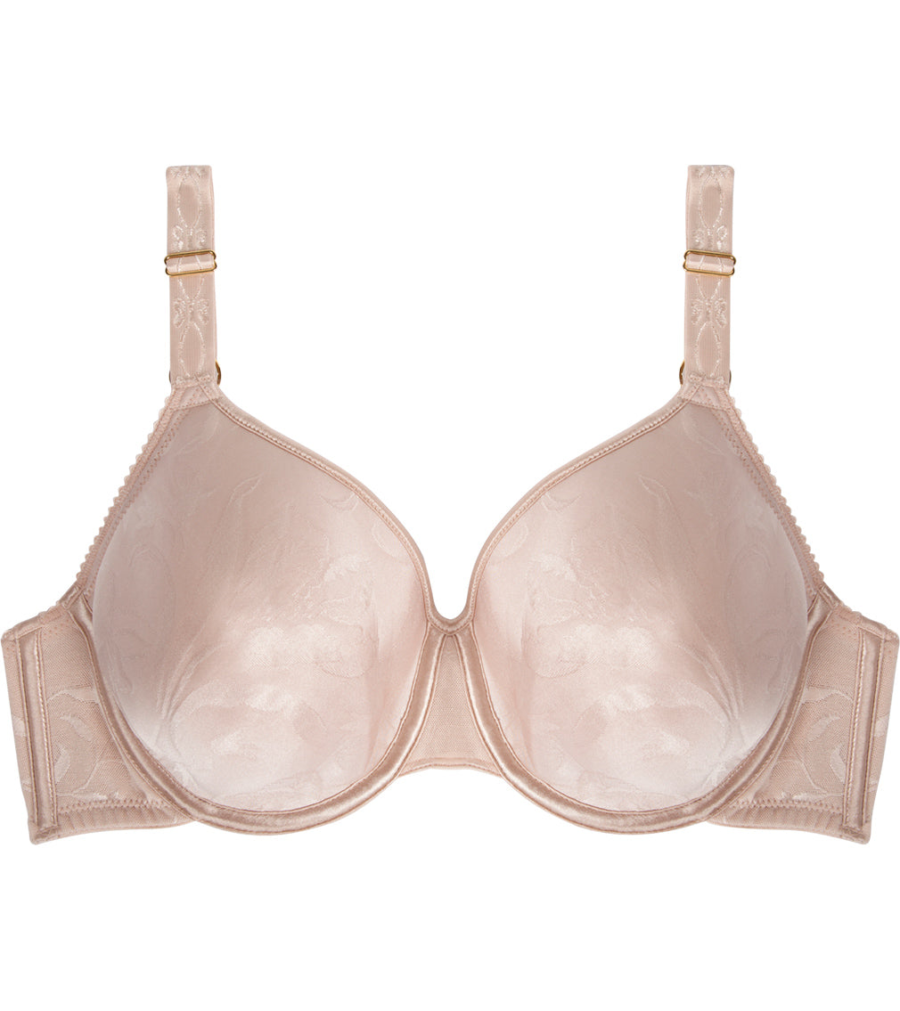 Profile Perfect Contour Bra in LATTE. Flat lay front view