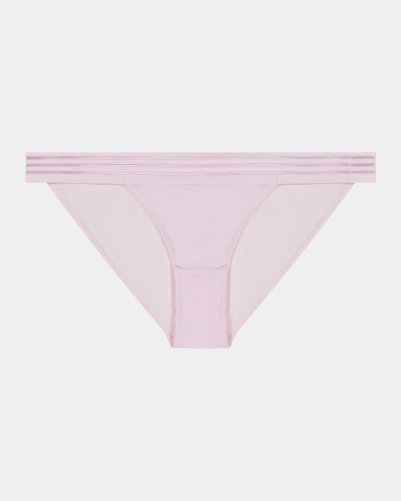 Stripe Elastic & Papertouch Tanga in FESTIVAL BLOOM. Flat lay front view