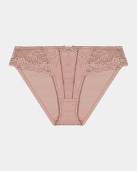 Yvette Bikini in MOCHA. Flat lay front view