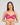 Model wears Eva Jean Underwire Bra in FANTASY FUCHSIA. On body front view