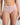 Model wears Midnight Express Full Brief in PALE LILAC. On body front view