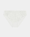 Embrace Bikini in WHITE. Flat lay front view