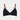 Hold Me Wire Free Bra in BLACK/NEON. Flat lay front view