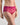 Model wears All Lacey Full Brief in FANTASY FUCHSIA. On body side view