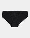 Naturally Me Bikini in BLACK. Flat lay front view